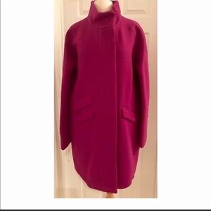 J. Crew Cocoon Coat In Italian Stadium Cloth Wool